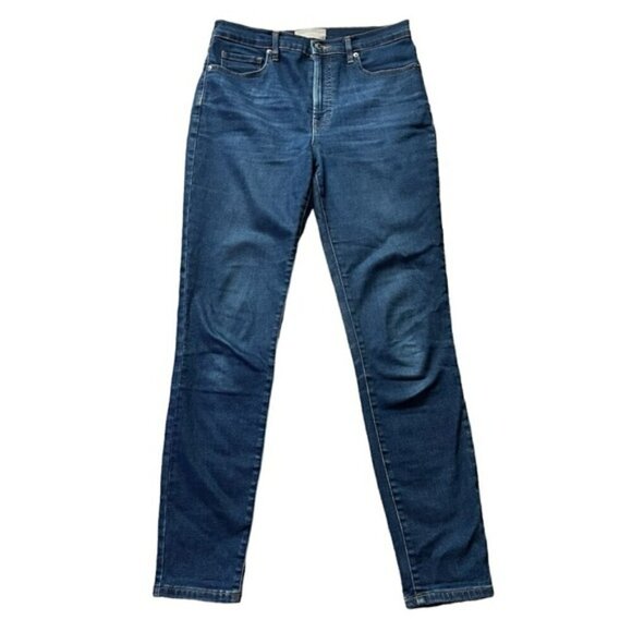 Everlane Dark Wash Blue High Rise Skinny Jeans US 29 Tall - Picture 1 of 8
